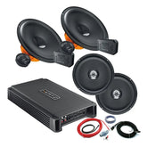 Hertz Dieci 4-Channel Amp, 6.5" Coaxial & 6.5" Components Speaker Package Deal